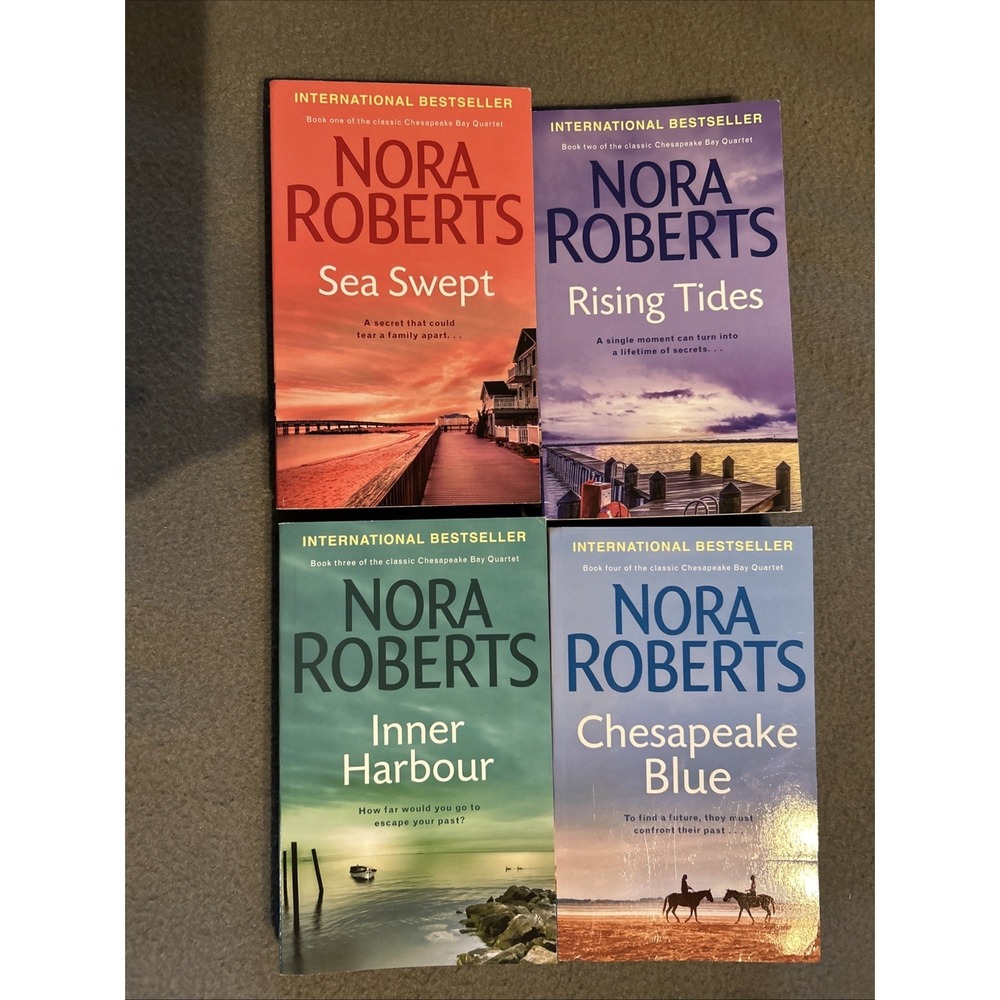 Nora Roberts Chesapeake Bay Quinn Brothers Quartet Sea Swept Rising Tides 2 More